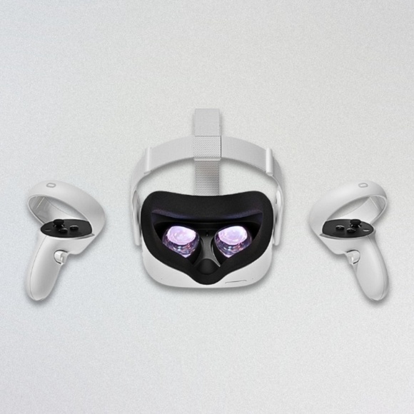 Meta Oculus Quest 2 256GB VR Gaming Headset/Accessories High-Resolution White - Picture 2 of 9